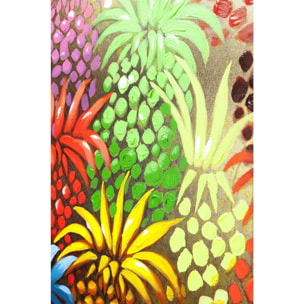 Tableau Touched éléphant ananas 50x40cm Kare Design