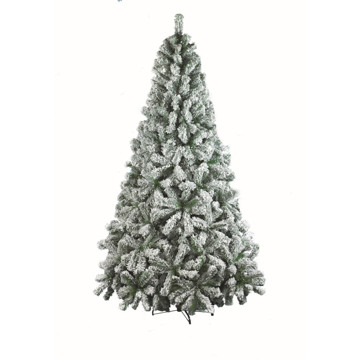 Albero di Natale ''Maria'', Altezza 180 cm, Imbiancato, Extrafolto, 644 rami, 100x100x180 cm