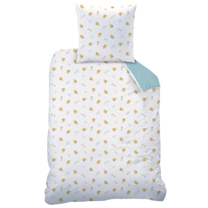 Parure de lit imprimée 100% coton, DISNEY HOME LE ROI LION SAVANE
