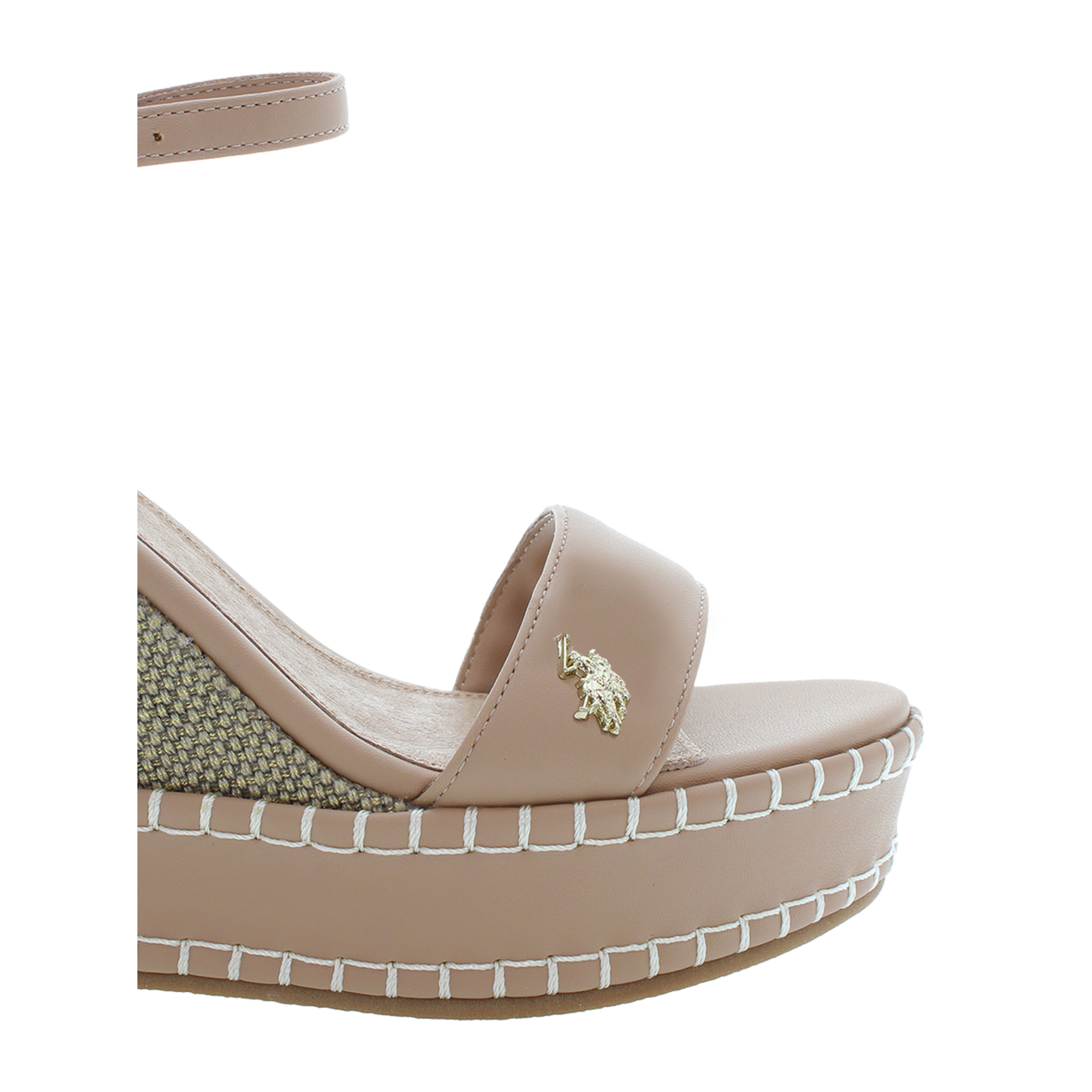 U.S. Polo Assn. - Sandali AYLIN025W/5YC1 in canvas per donna