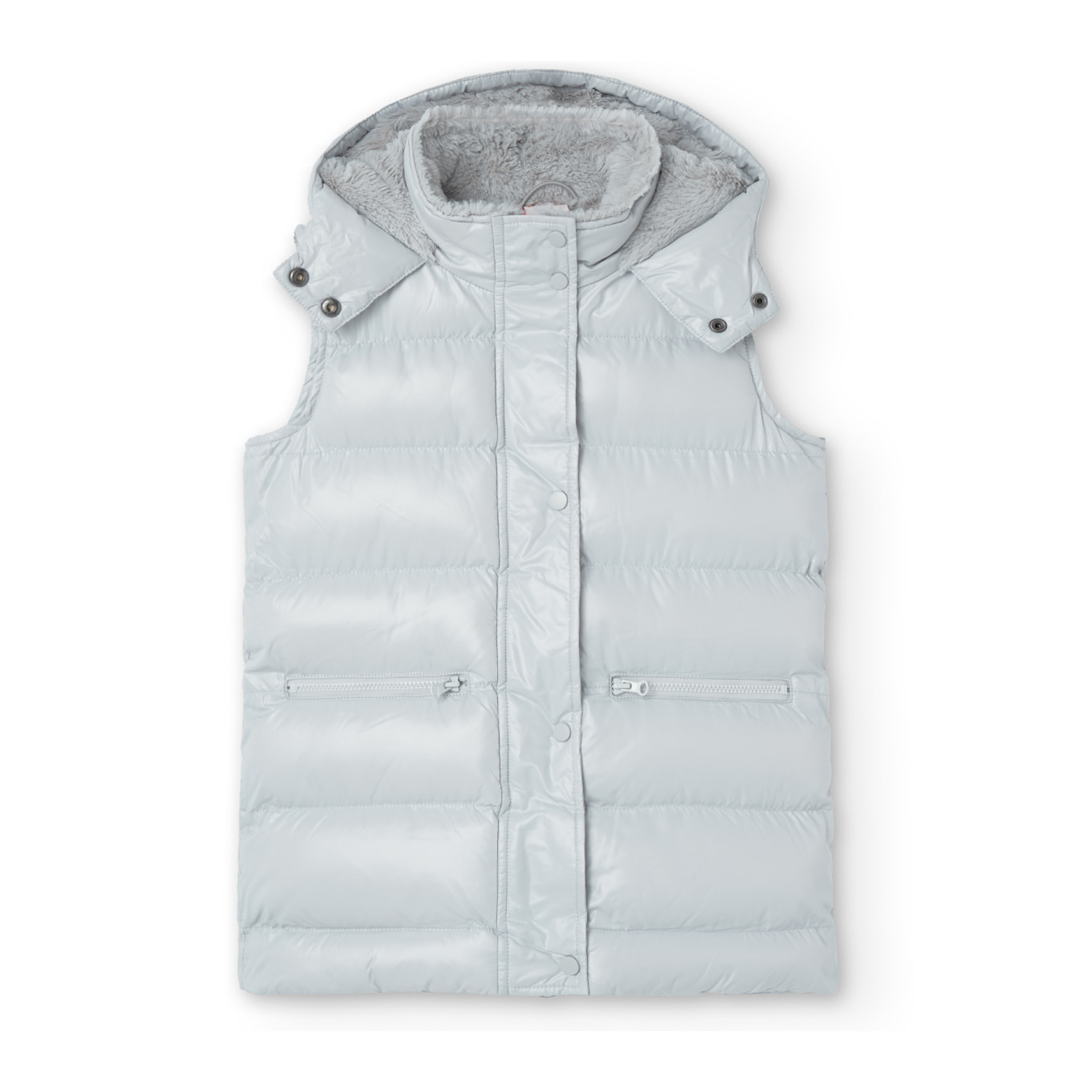 Chaleco tejido técnico de niña