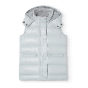 Chaleco tejido técnico de niña