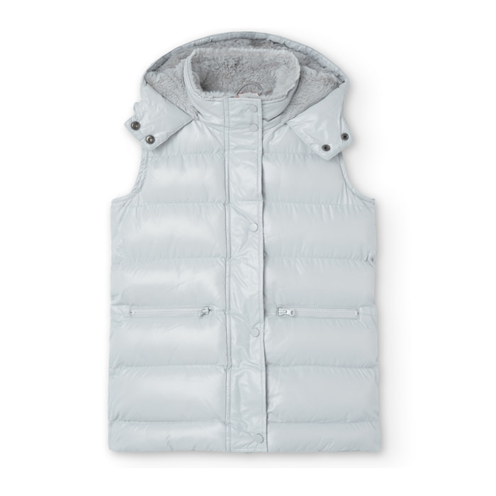 Chaleco tejido técnico de niña