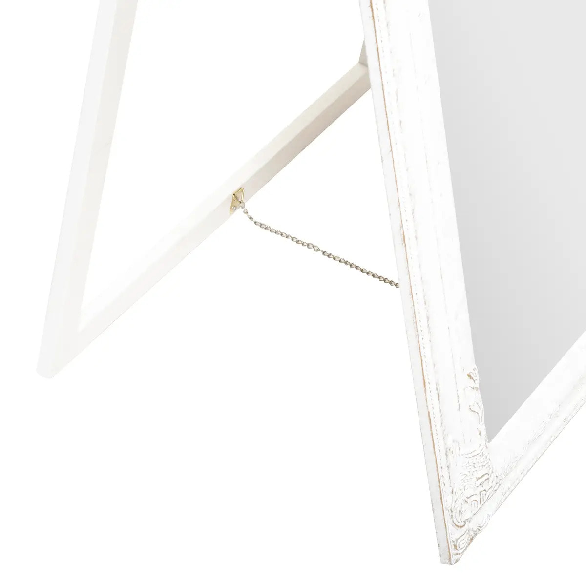 Miroir sur pied "Maya" blanc 62x172cm