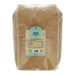 PLANETA HUERTO | Linaza Dorada ECO 2,5 kg | Semillas Ecológicas Ricas en Omega-3 y Fibra, Ideales para una Alimentación Saludable
