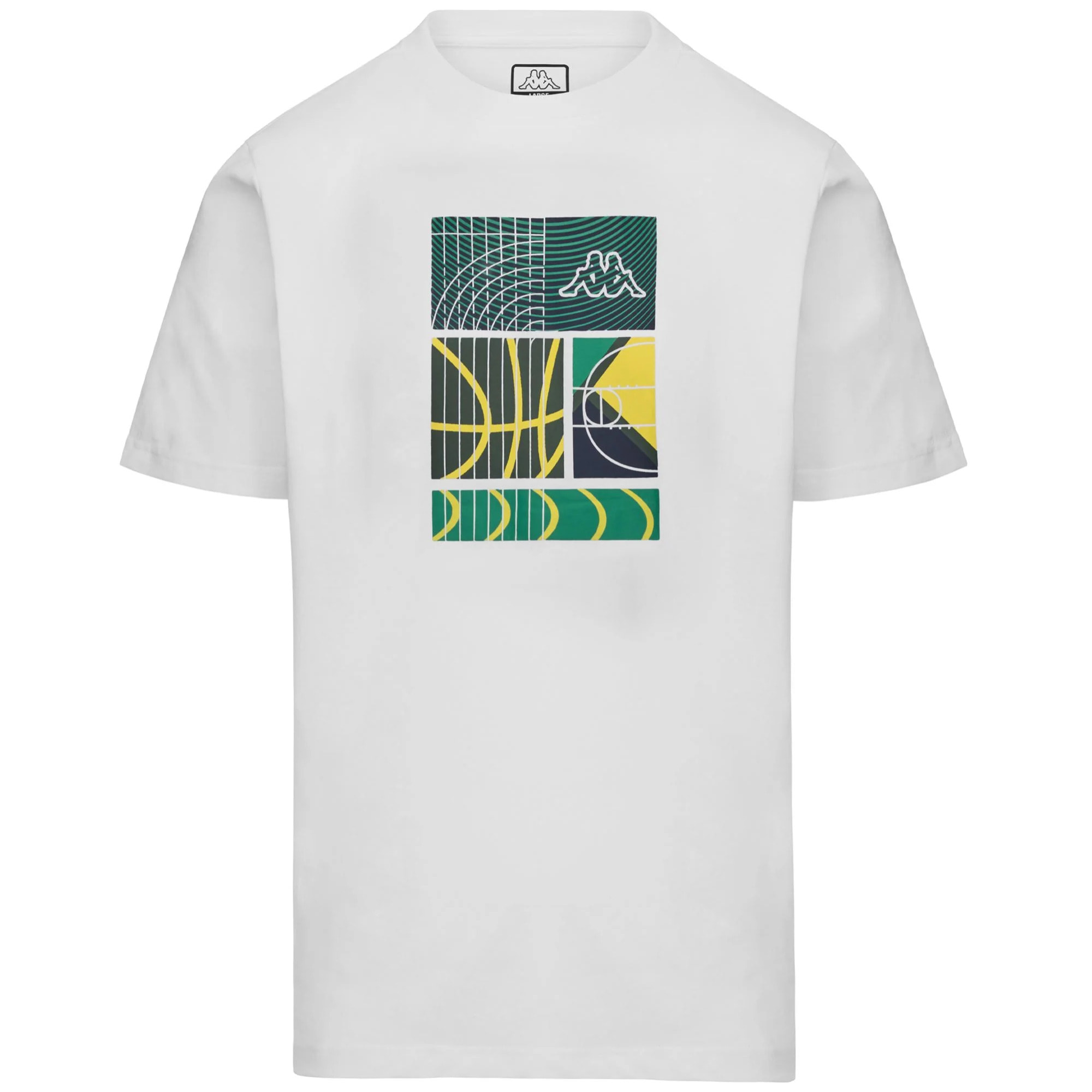 T-Shirts & Top Kappa Uomo Logo Ipop Bianco