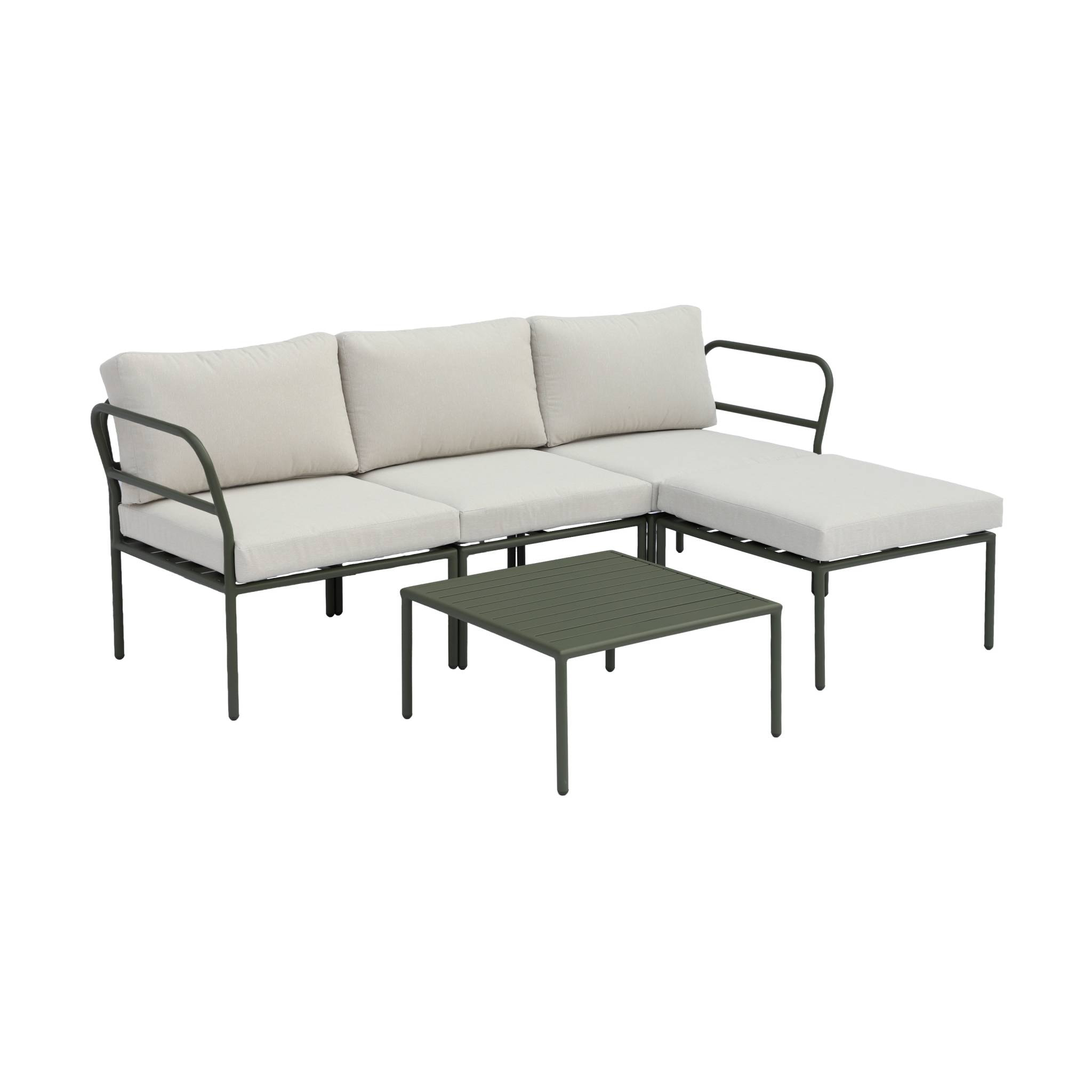 Salon de jardin modulable aluminium 4 places ARCADIA