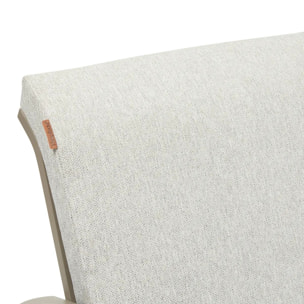 Fauteuil de salon de jardin Boreane café