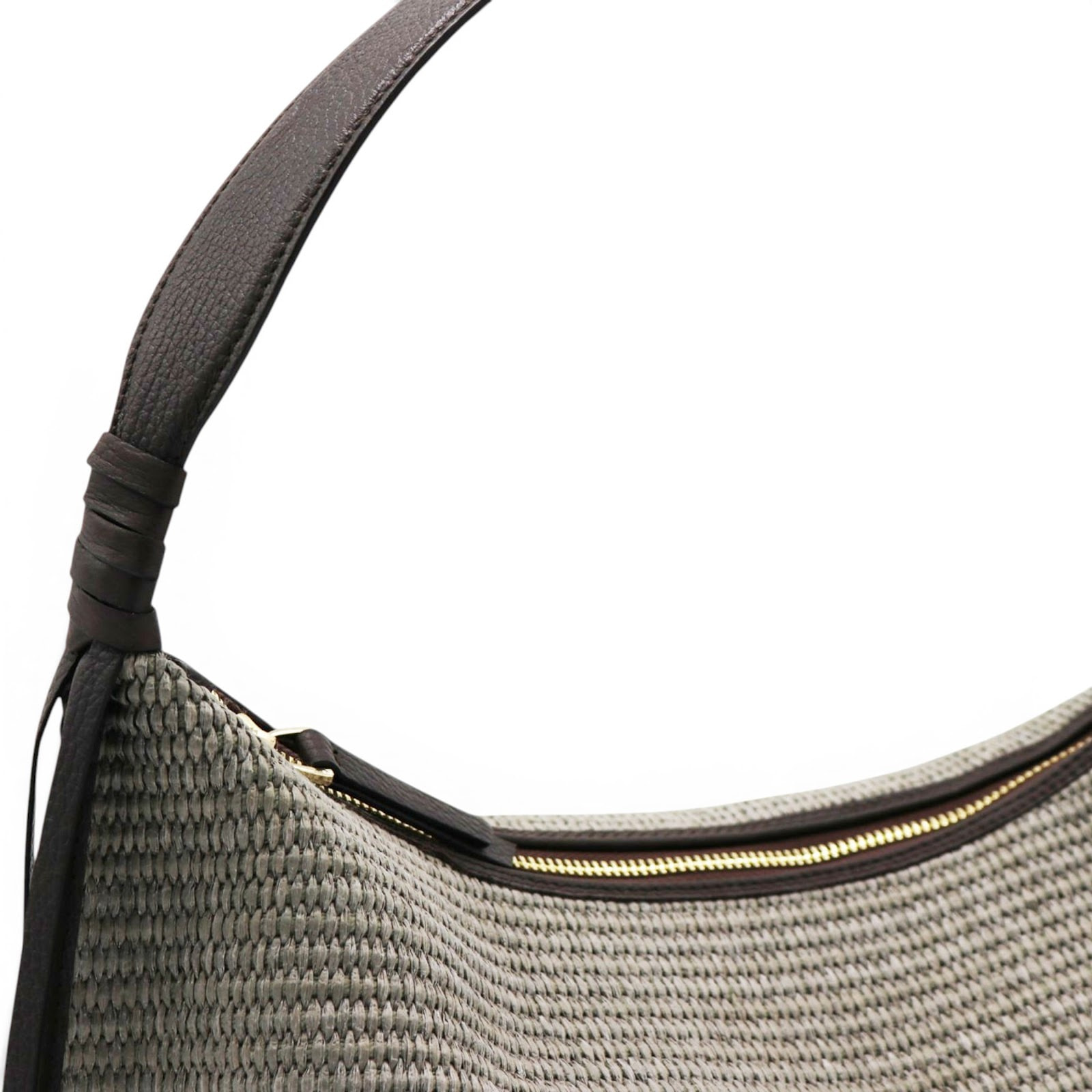 Borsa a spalla Cheval Firenze Laila S/S Testa di Moro (Rafia Greige)