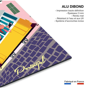 Tableau un week end à lisbonne Tableau alu Dibond