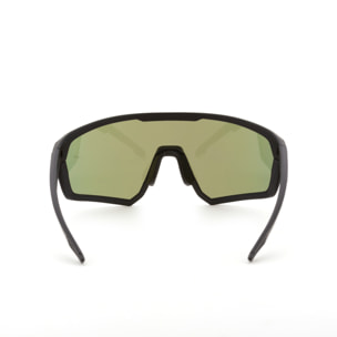 Gafas de ciclismo OCEAN COURSE - Negro mate / Revo roja