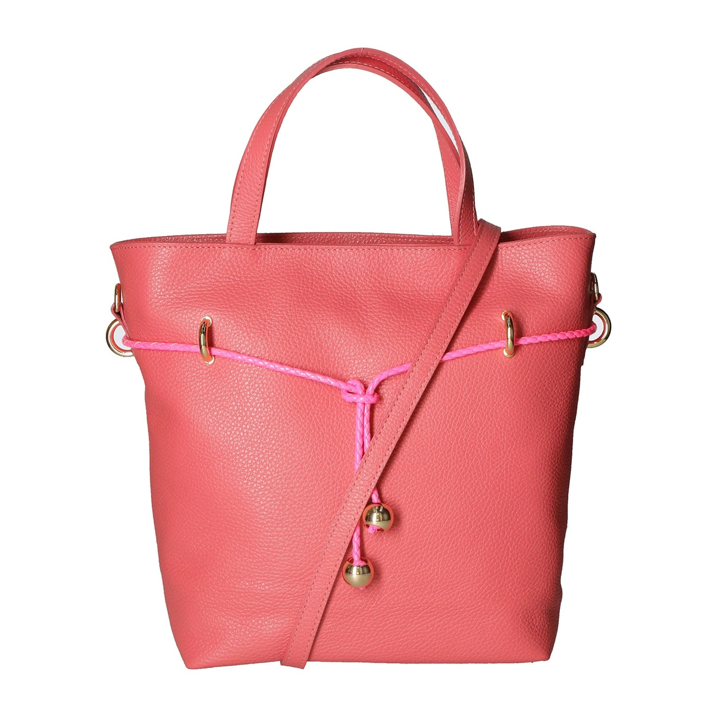 Borsa a mano da donna Made in Italy - Modello Lucilla - Vera pelle - 32.0 x 29.0 x 12.0 cm
