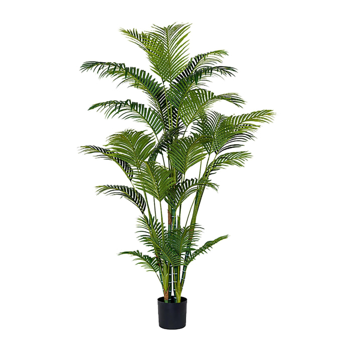 Palma real touch con vaso - Pezzi 1 - Colore: Verde - 115xH210x120cm - Bianchi Dino
