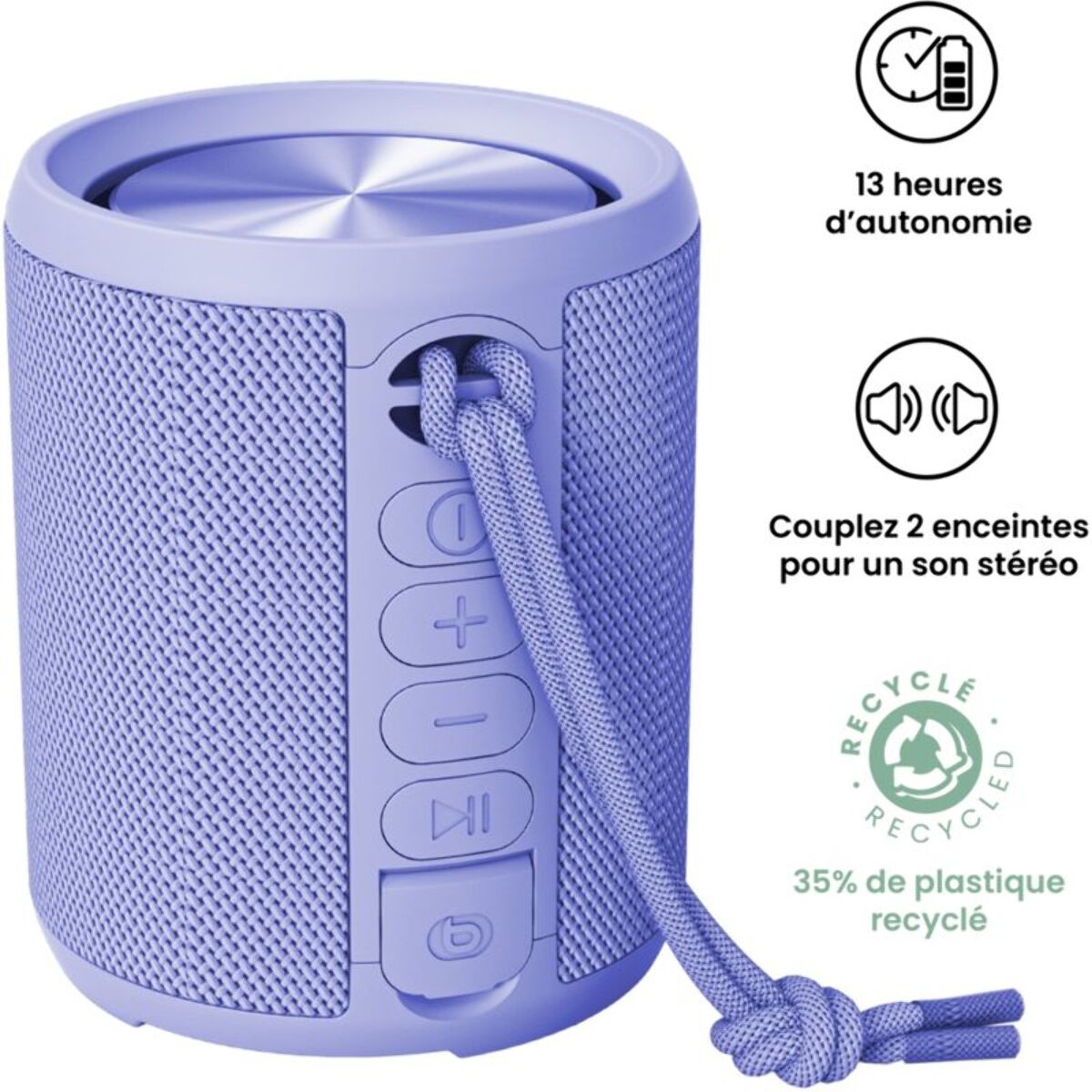 Enceinte portable ESSENTIELB SB70 Mini Violet