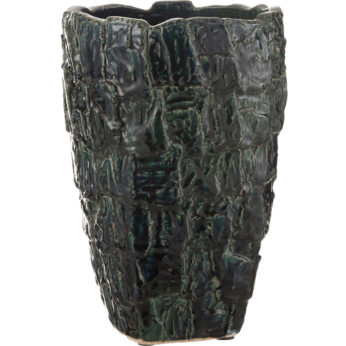 J-Line vase Aoki - céramique - vert - large - Ø 25 cm