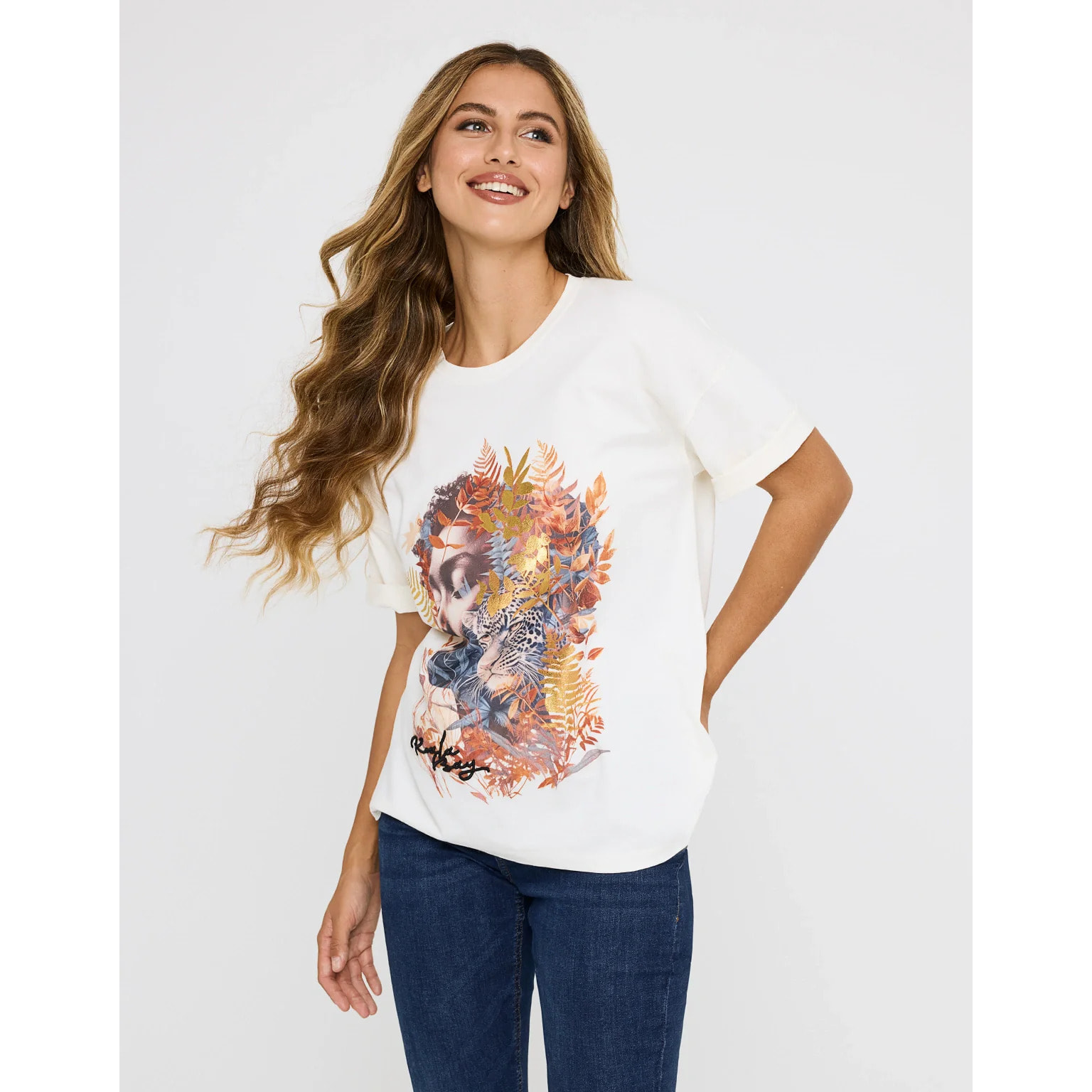 Camiseta Manga Corta Estampado - Savagefe