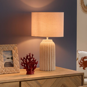 Lampe à poser Fernan blanc H50cm