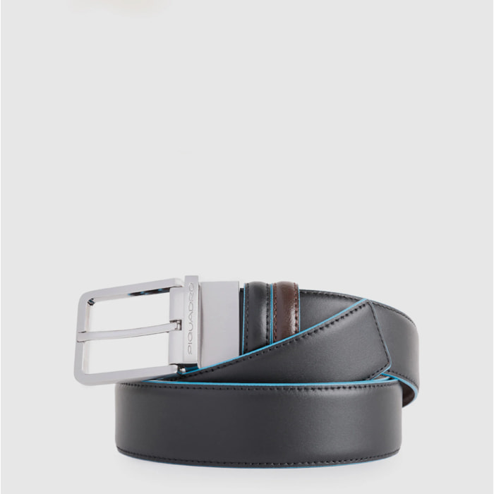 Piquadro Cintura reversibile in pelle