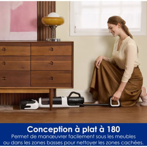 Aspirateur laveur TINECO Floor One Switch i5 Stretch Noir