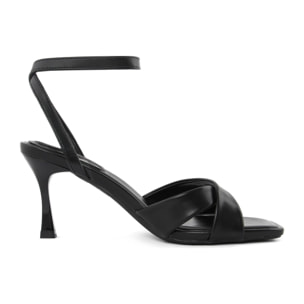 Sandali Donna colore Nero-Altezza tacco:8,5cm
