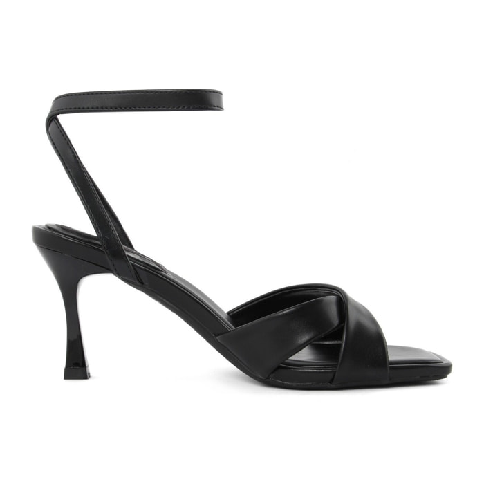 Sandali Donna colore Nero-Altezza tacco:8,5cm