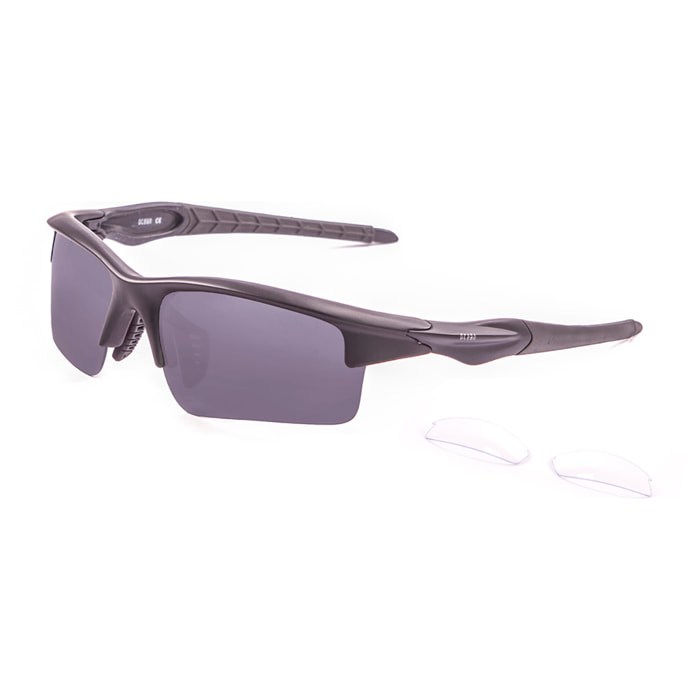 Gafas de ciclismo OCEAN GIRO - Negro mate / Polarizada ahumada