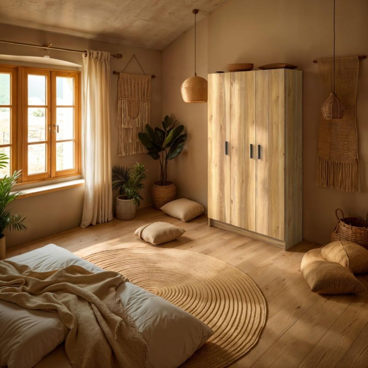 Armario Multi Useful SH 110 3 Puertas Roble Alpine