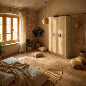 Armario Multi Useful SH 110 3 Puertas Roble Alpine