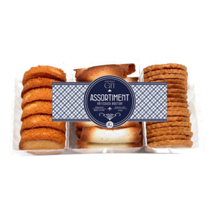 4 x Assortiment Patissier Spécialités Bretonnes Pur Beurre - 4x300g - France - Raoul Gey