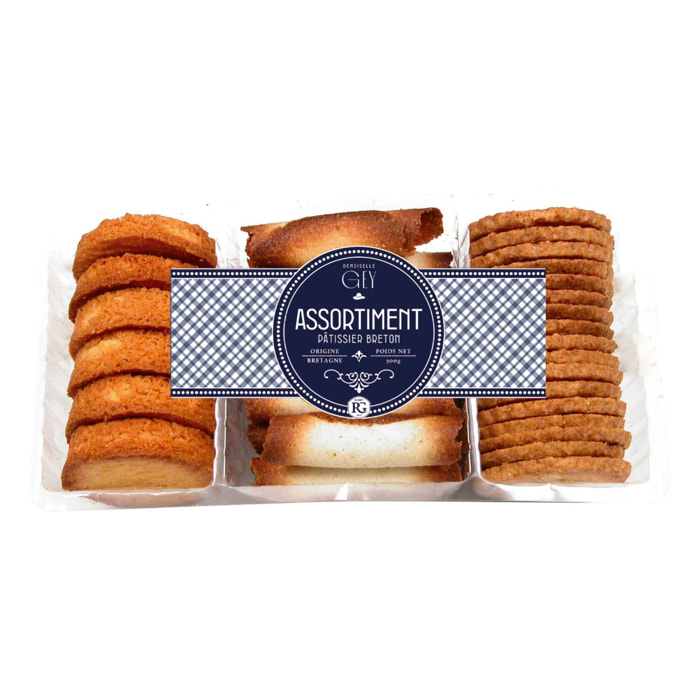 4 x Assortiment Patissier Spécialités Bretonnes Pur Beurre - 4x300g - France - Raoul Gey