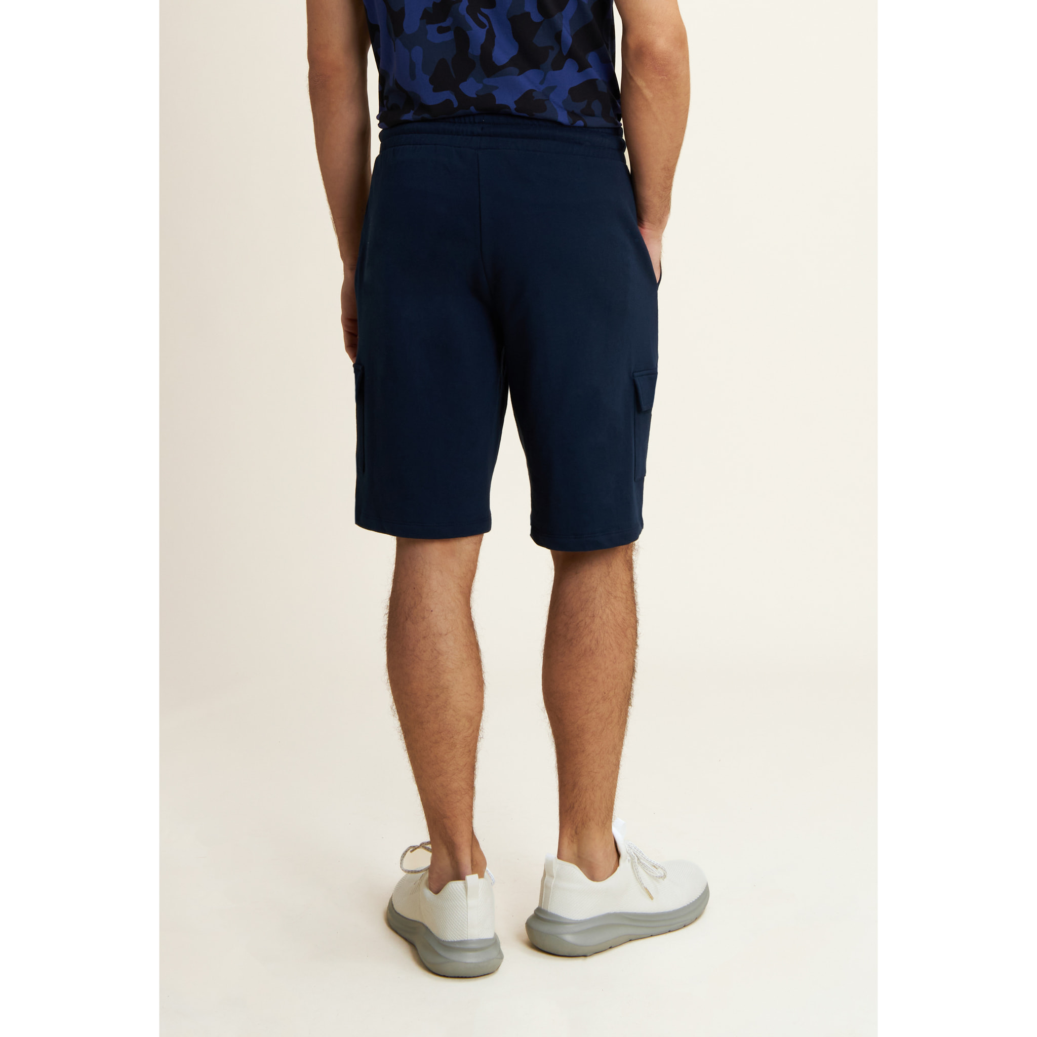 Pantaloni corti Cargo in French Terry