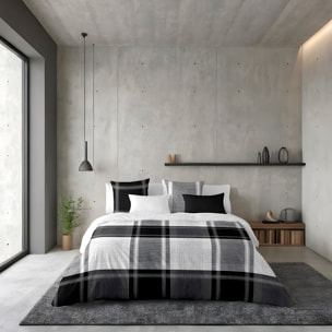 Naturals - Funda Nórdica Estampada 2/3 piezas - 100% Algodón - Check