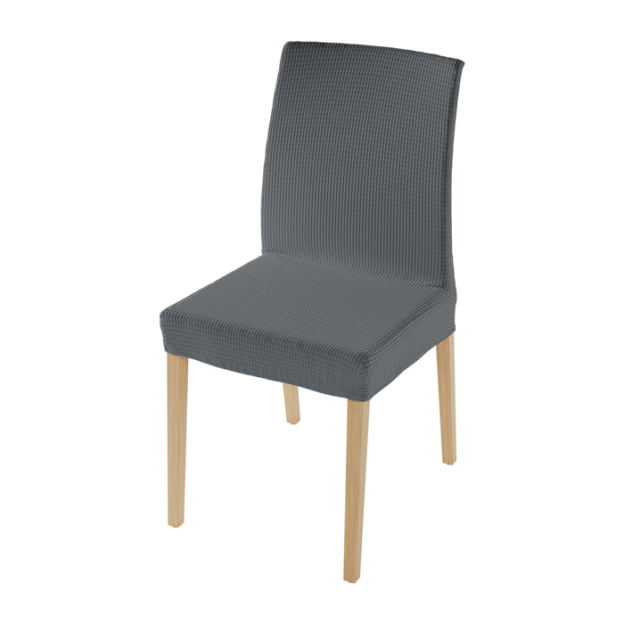 COPPIA VESTISEDIA CON SCHIENALE LESLIE, Microfibra/Elastan - GRIGIO SCURO