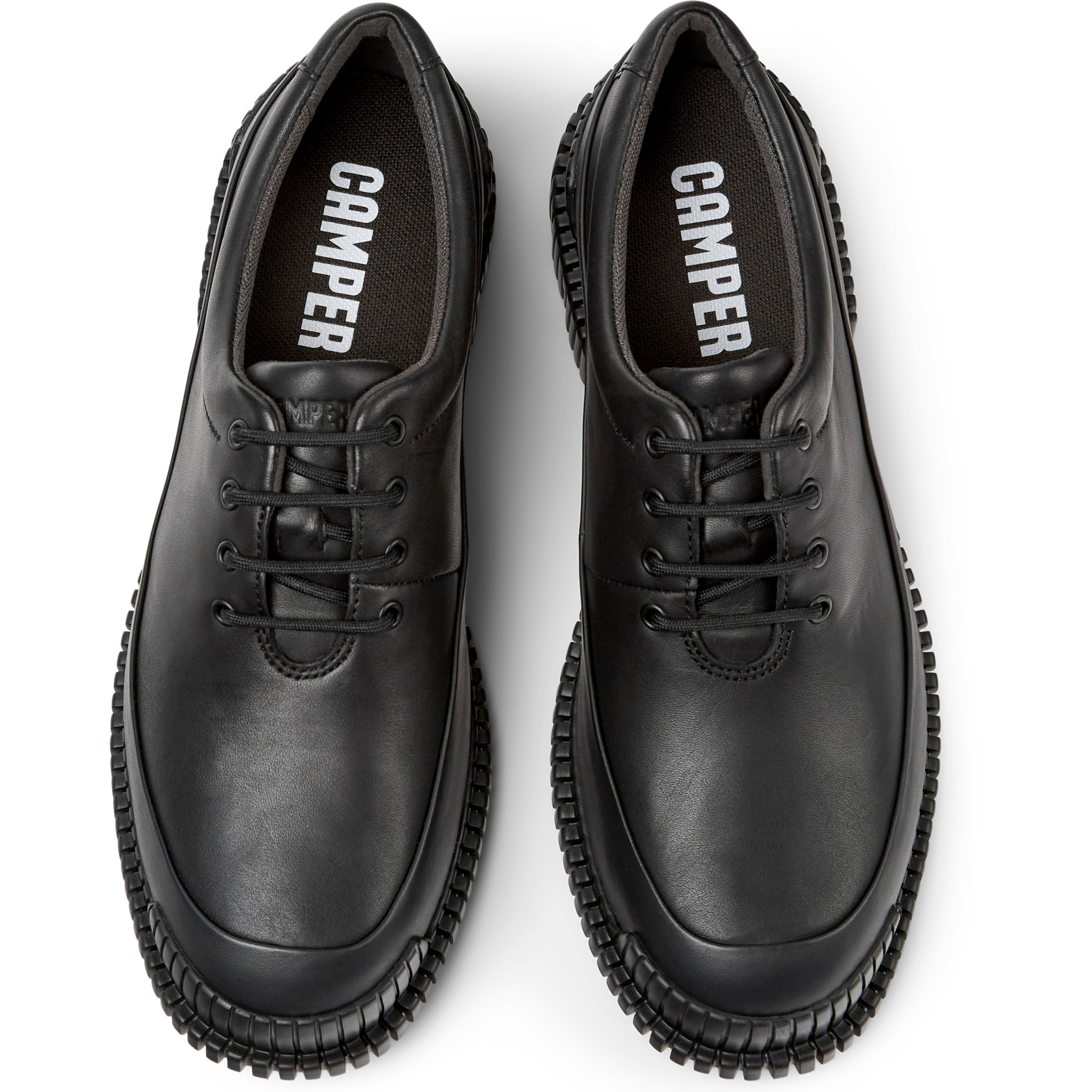 Scarpe stringate - CAMPER Pix - Nero - Pelle liscia