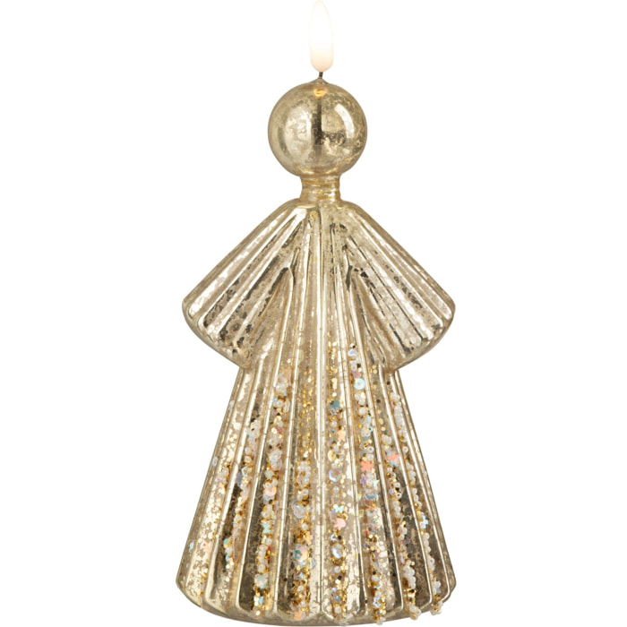 J-Line figurine Ange - verre - or - large - LED