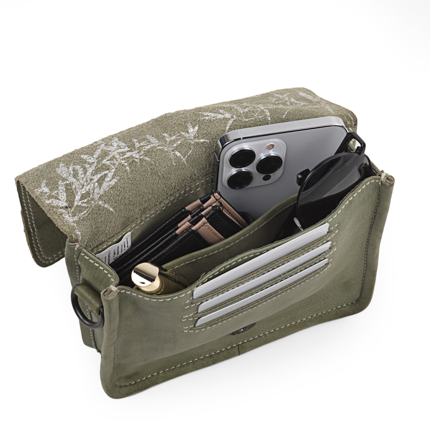 Bolso Bandolera Mujer Piel Lois Whitney Menta