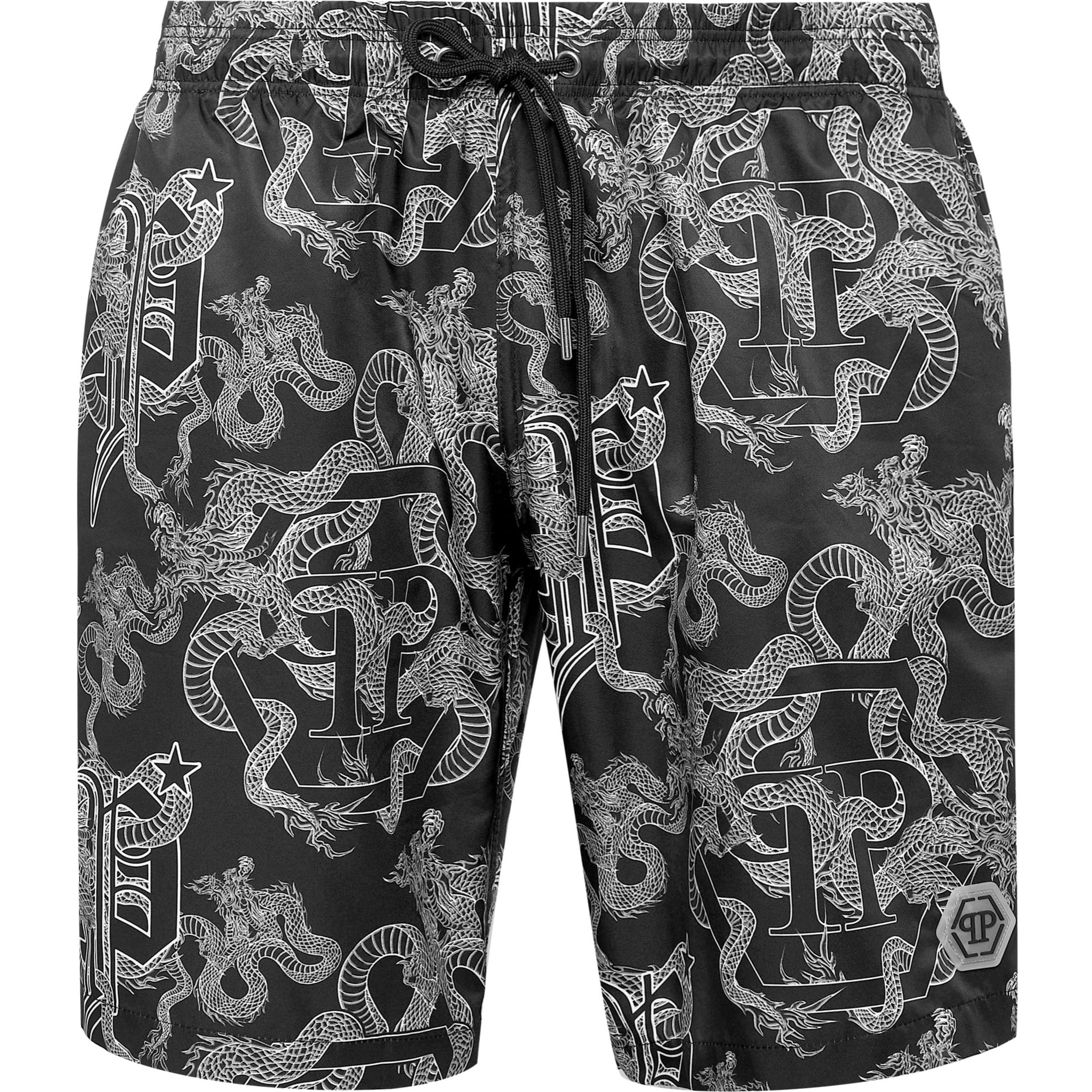 PHILIPP PLEIN Swim Trunks DRAGON