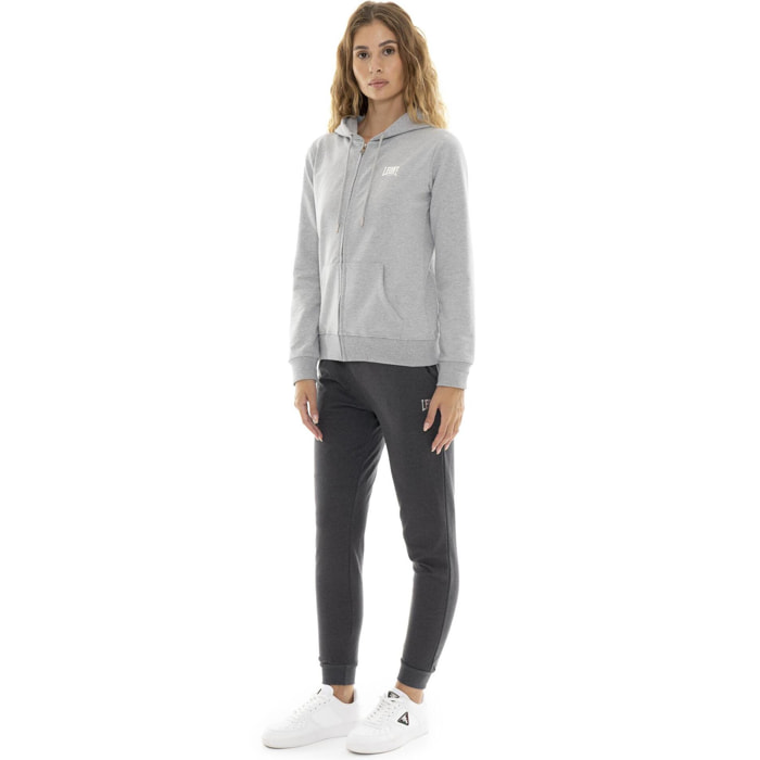 Tuta da donna invernale con cappuccio e zip 'Silver'