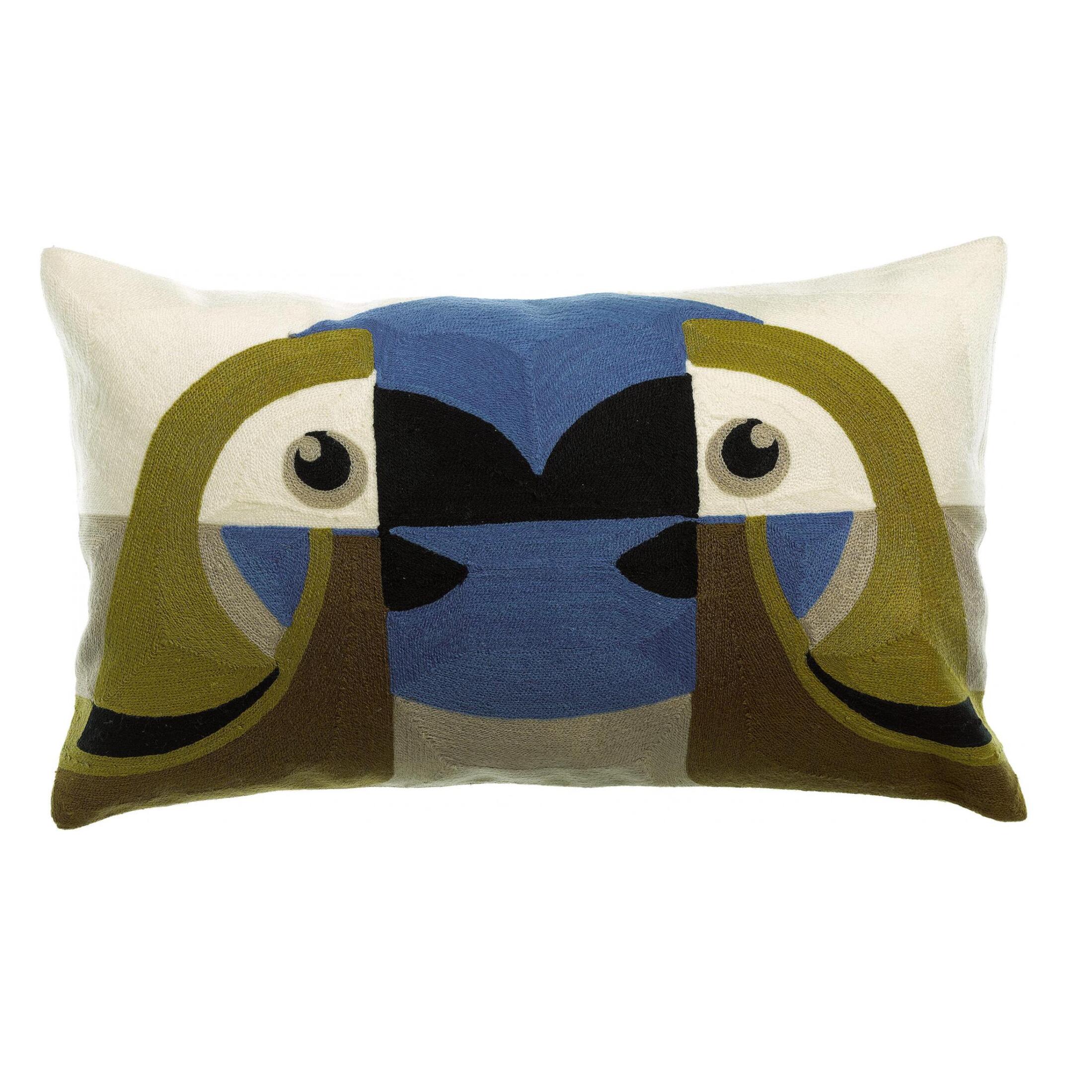 Coussin brodé Loro