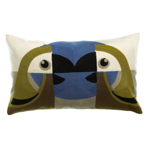 Coussin brodé Loro