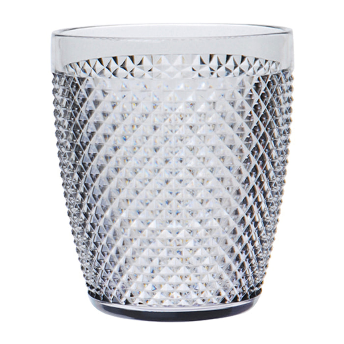 Set 6 bicchieri Excelsa – Diamond, plastica trasparente 40 cl