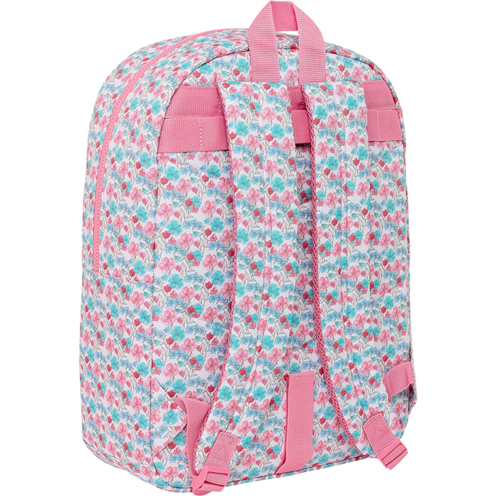 Mochila para portatil 15,6 reciclado moos "flores"