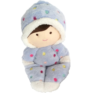 PELUCHE TÉRMICO: BEBE NIÑO AZUL CLARO