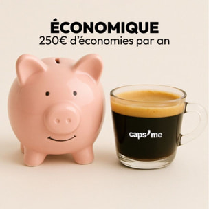 Coffret CAPS ME Noir compatible avec les machines Nespresso® Original,