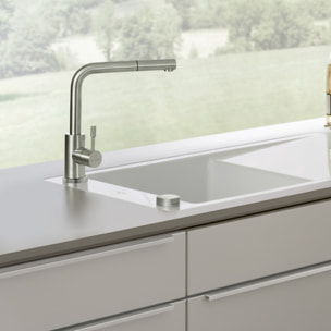 Robinet cuisine VILLEROY ET BOCH Steel Shower