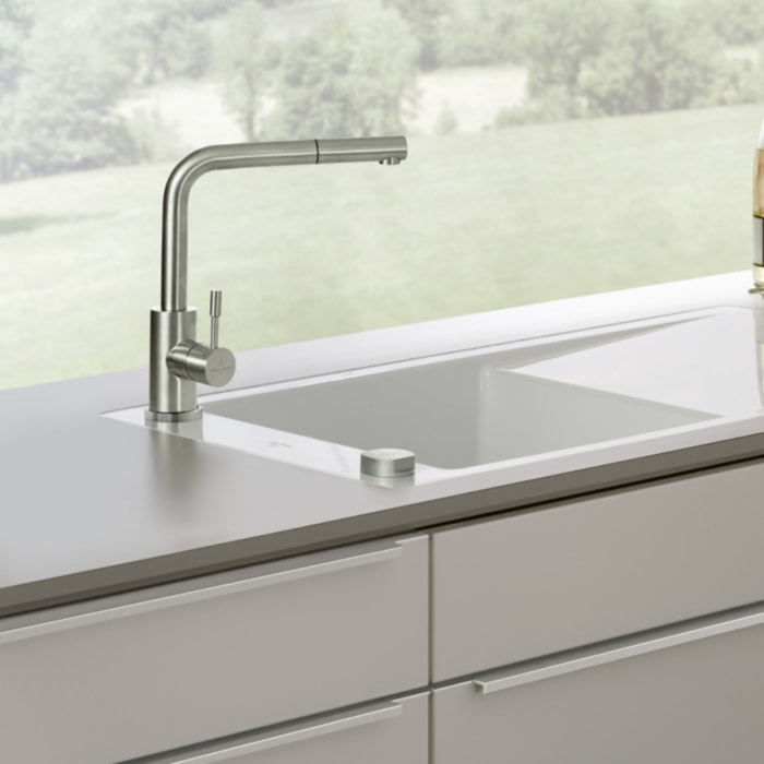Robinet cuisine VILLEROY ET BOCH Steel Shower