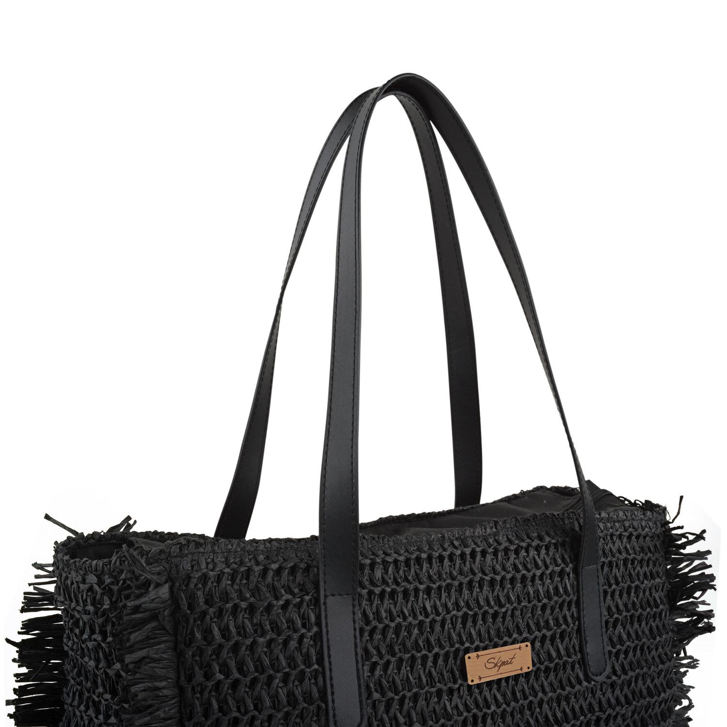 Bolso De Playa Skpat Savona Negro