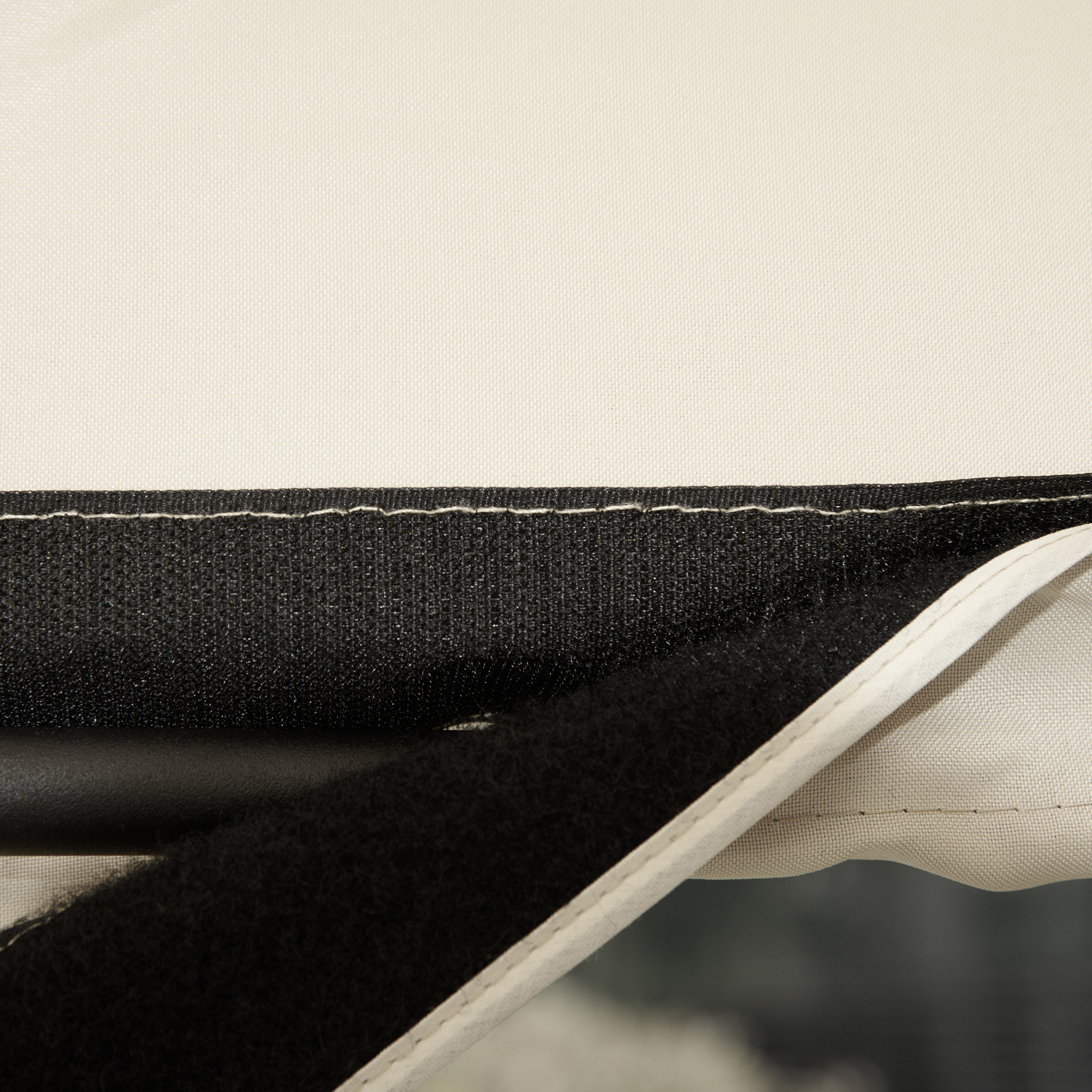 Columpio de Jardín Exterior de 2 Plazas, Balancín de Jardín Exterior con Techo Ajustable y Marco de Acero, Asientos de Textilene, para Balcón, Terraza, Carga 220 kg, 140x118x162 cm, Beige