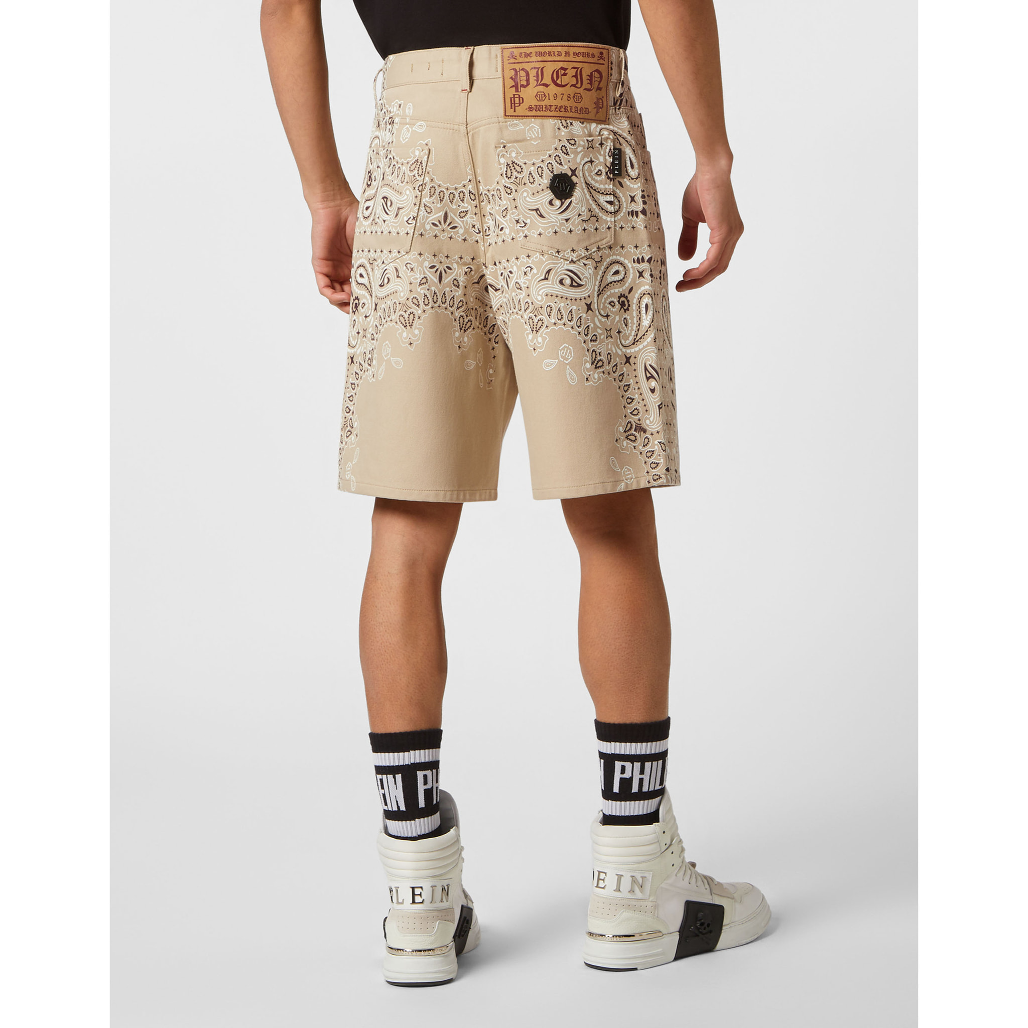 PHILIPP PLEIN Pantalones cortos PAISLEY