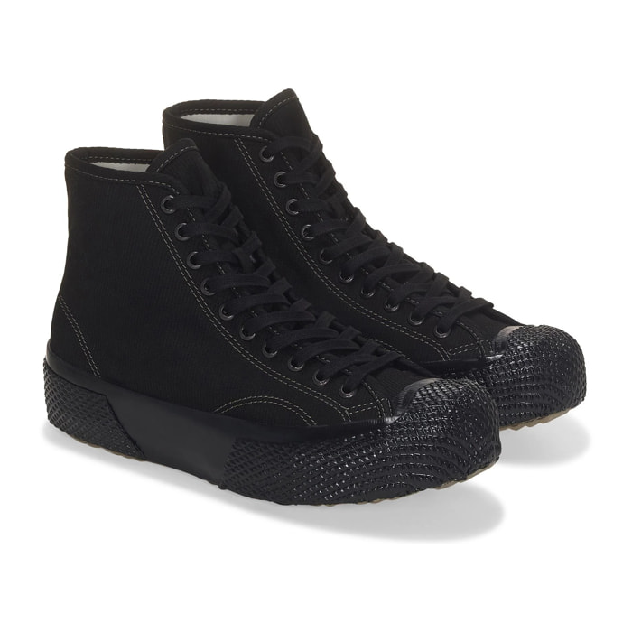 Sneakers Superga Uomo/Donna Nero 2435 MILITARY DECK PIQUE